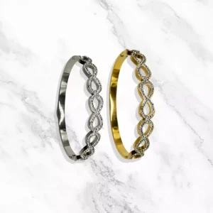Bracelets "Infinia" Doré et Argenté