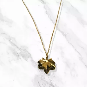 Collier Trefla en acier inoxydable doré