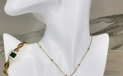 Parure 3 pièces « Emeraude »