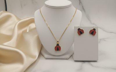 Parure 2 pièces « Coccinelle »