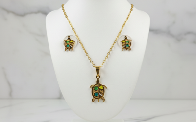 Parure 2 pièces « Tortue »
