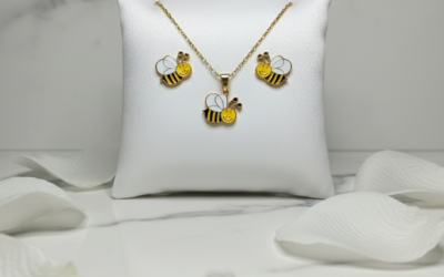 Parure 2 pièces « Abeille »