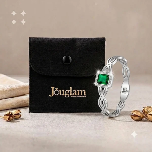 Bracelet Jonc Ovale Esméralda